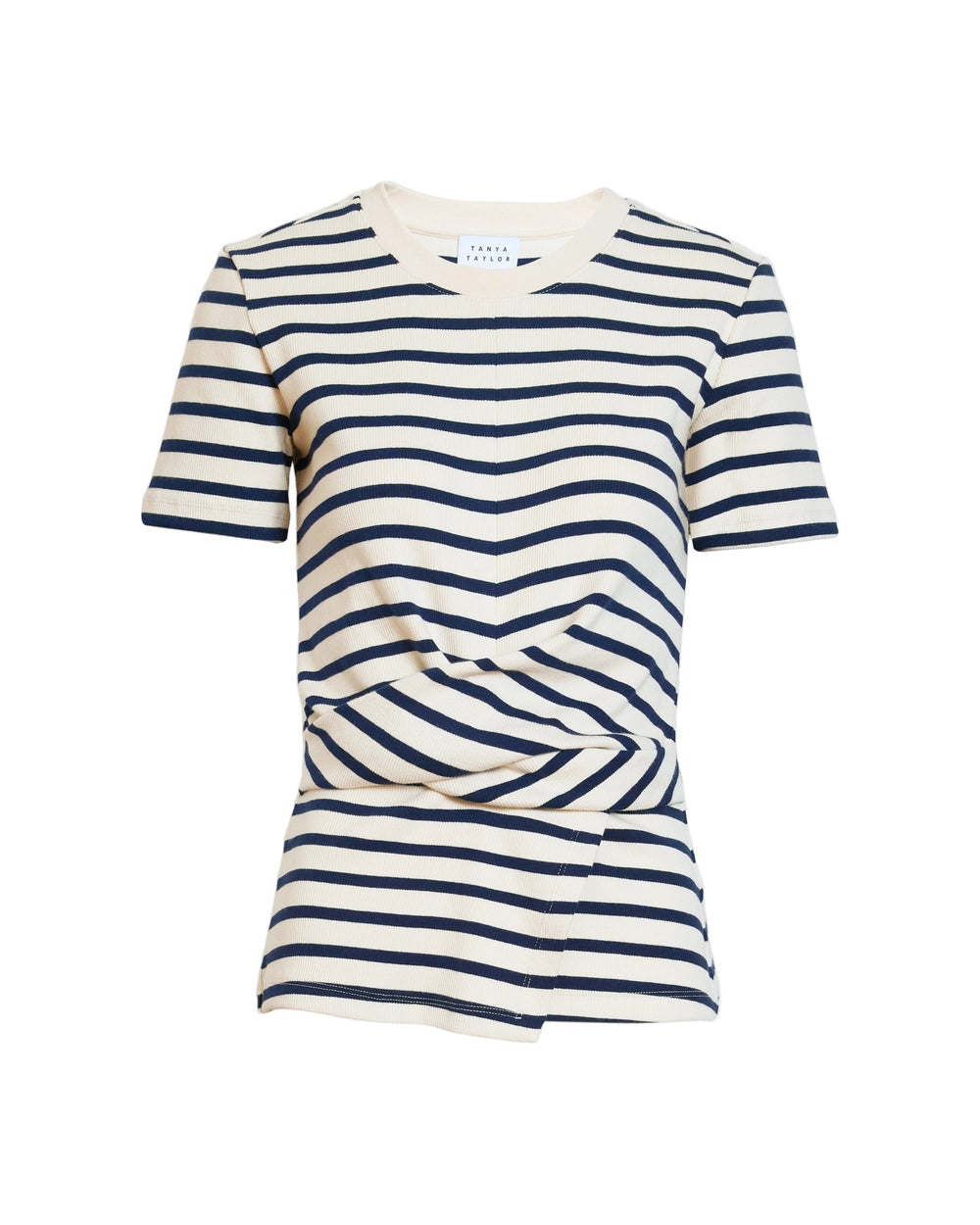 Kelsey Top in Cream/Classic Navy Multi