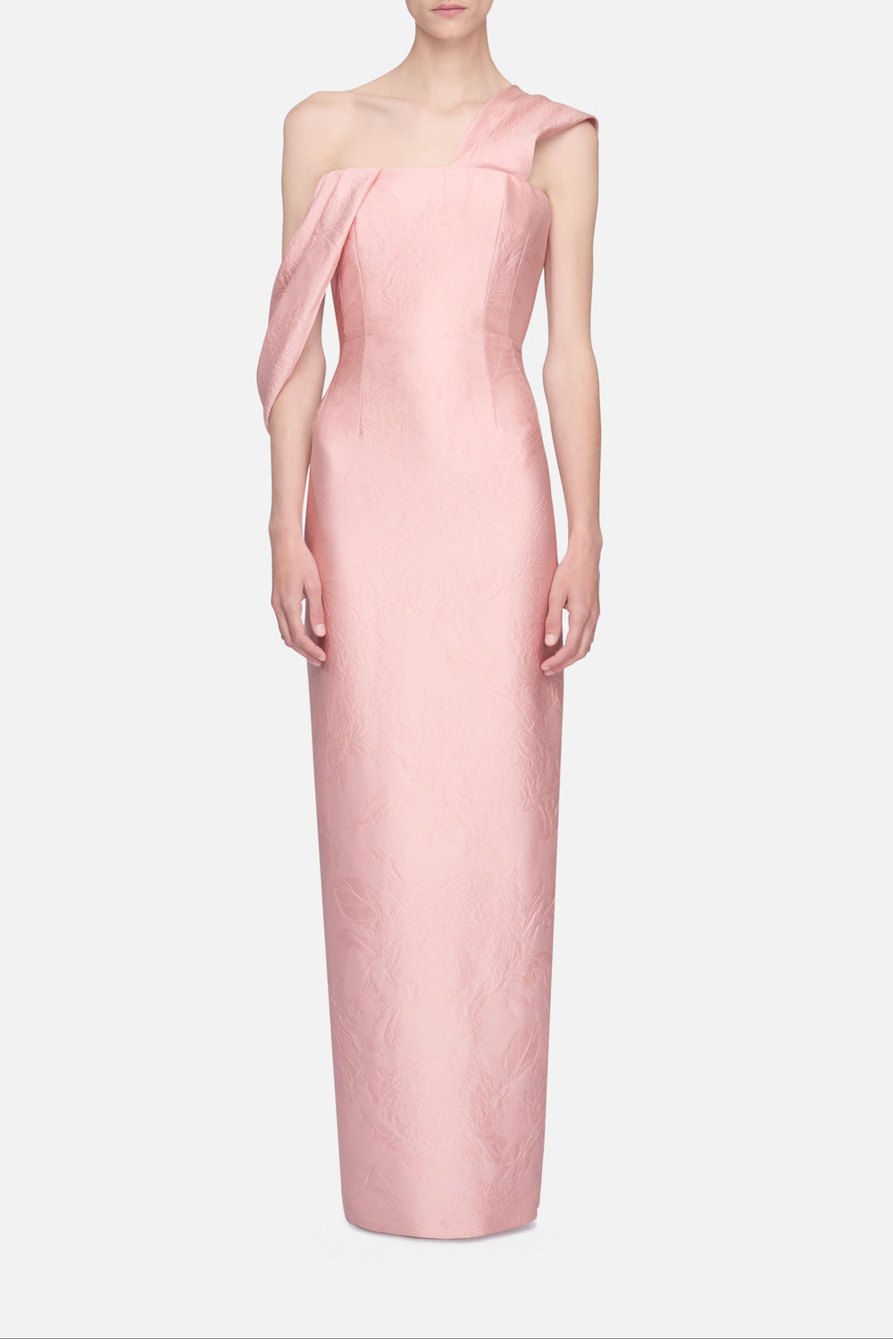 Kiana Dress Pink Embossed Cloque