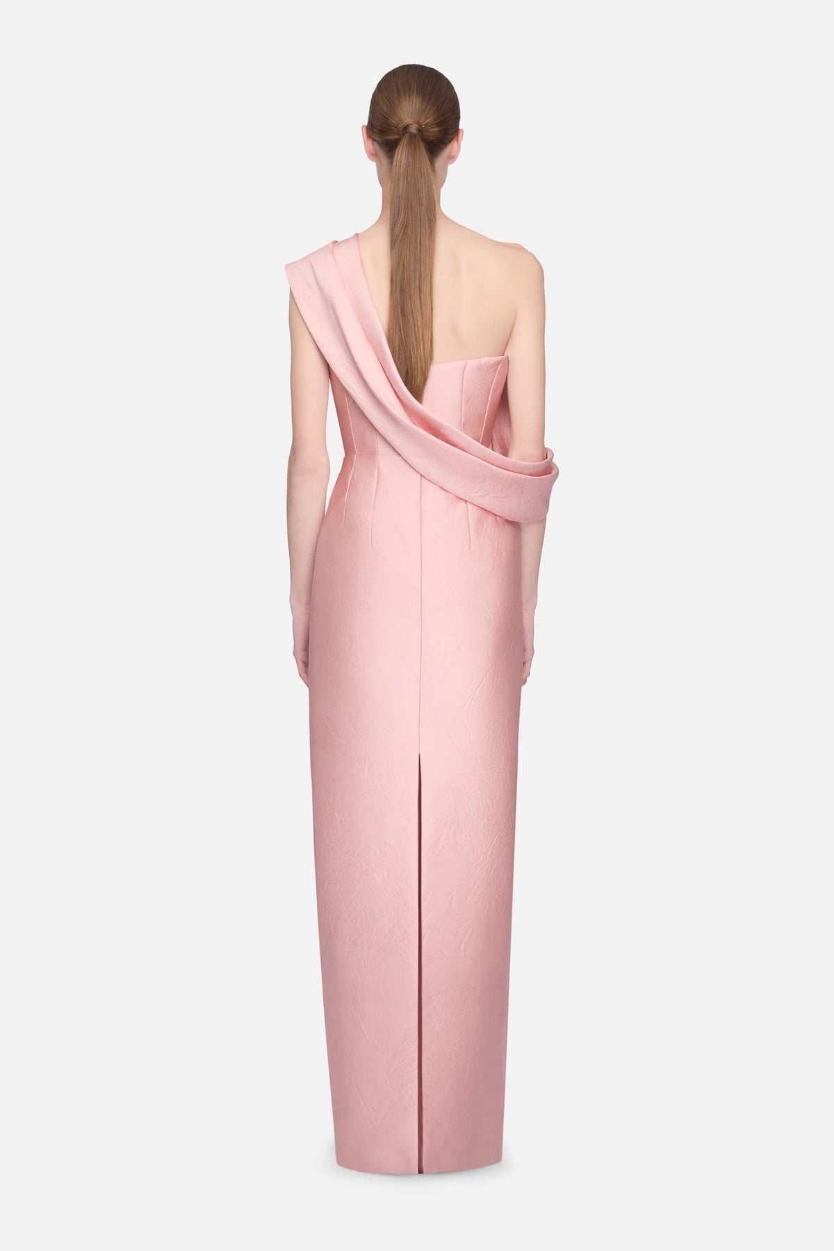 Kiana Dress Pink Embossed Cloque