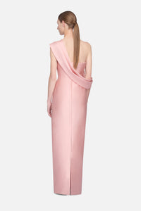 Kiana Dress Pink Embossed Cloque