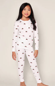 Kid's Pima Snug Fit Pajama Set in Holiday Journey