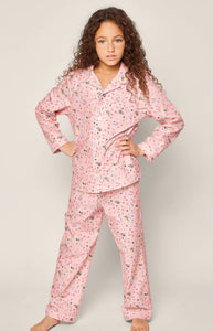 Kid’s Twill Pajama Set in Vintage Sweets