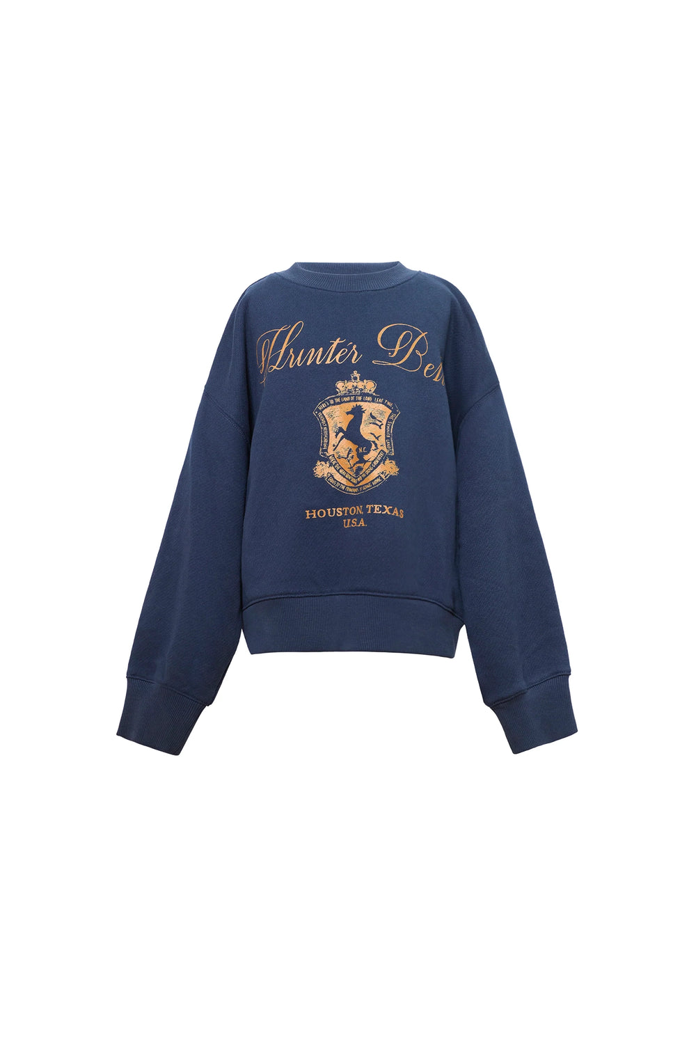 The Kids Heritage Sweatshirt in Midnight Blue. 