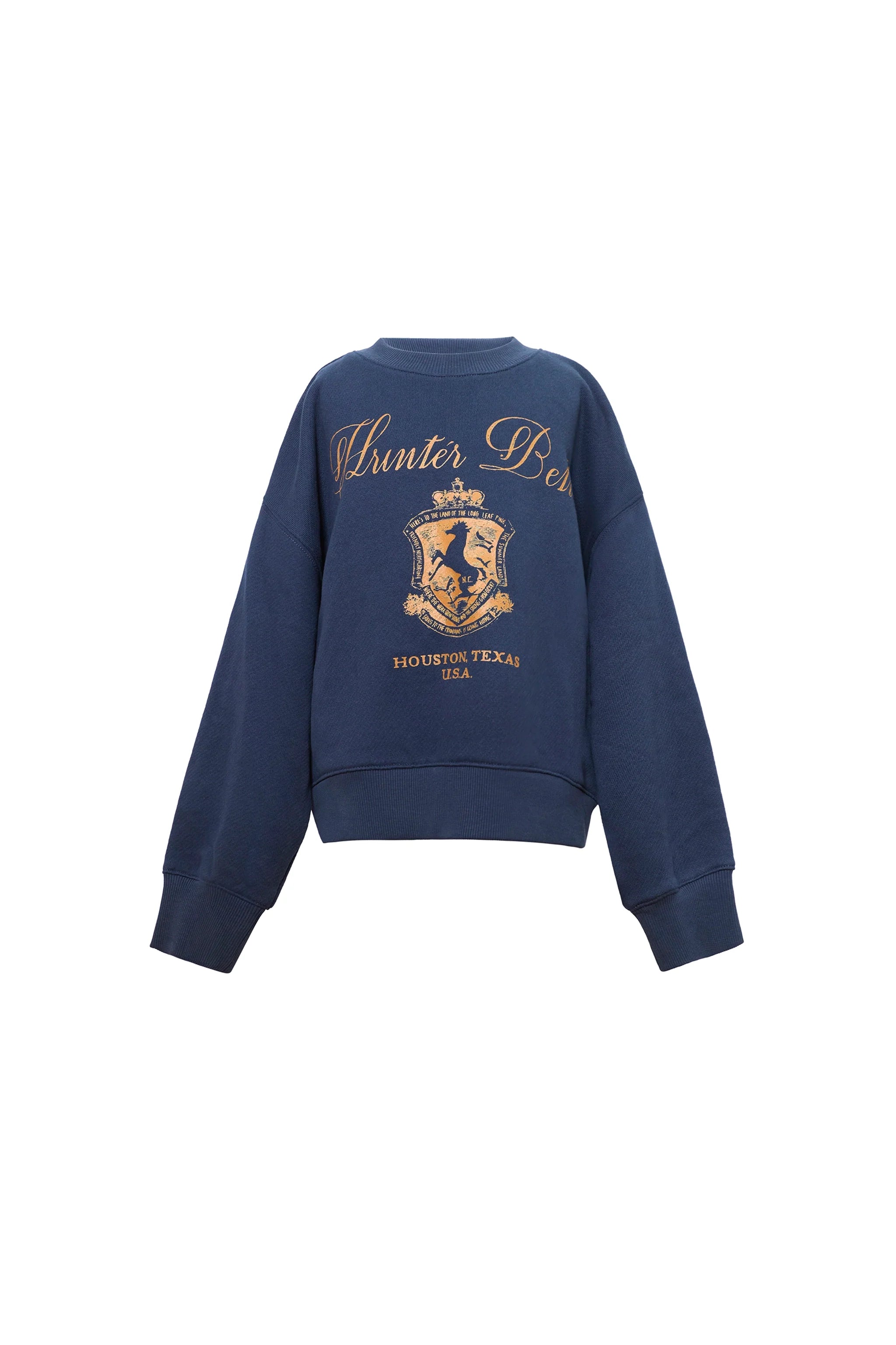 The Kids Heritage Sweatshirt in Midnight Blue. 