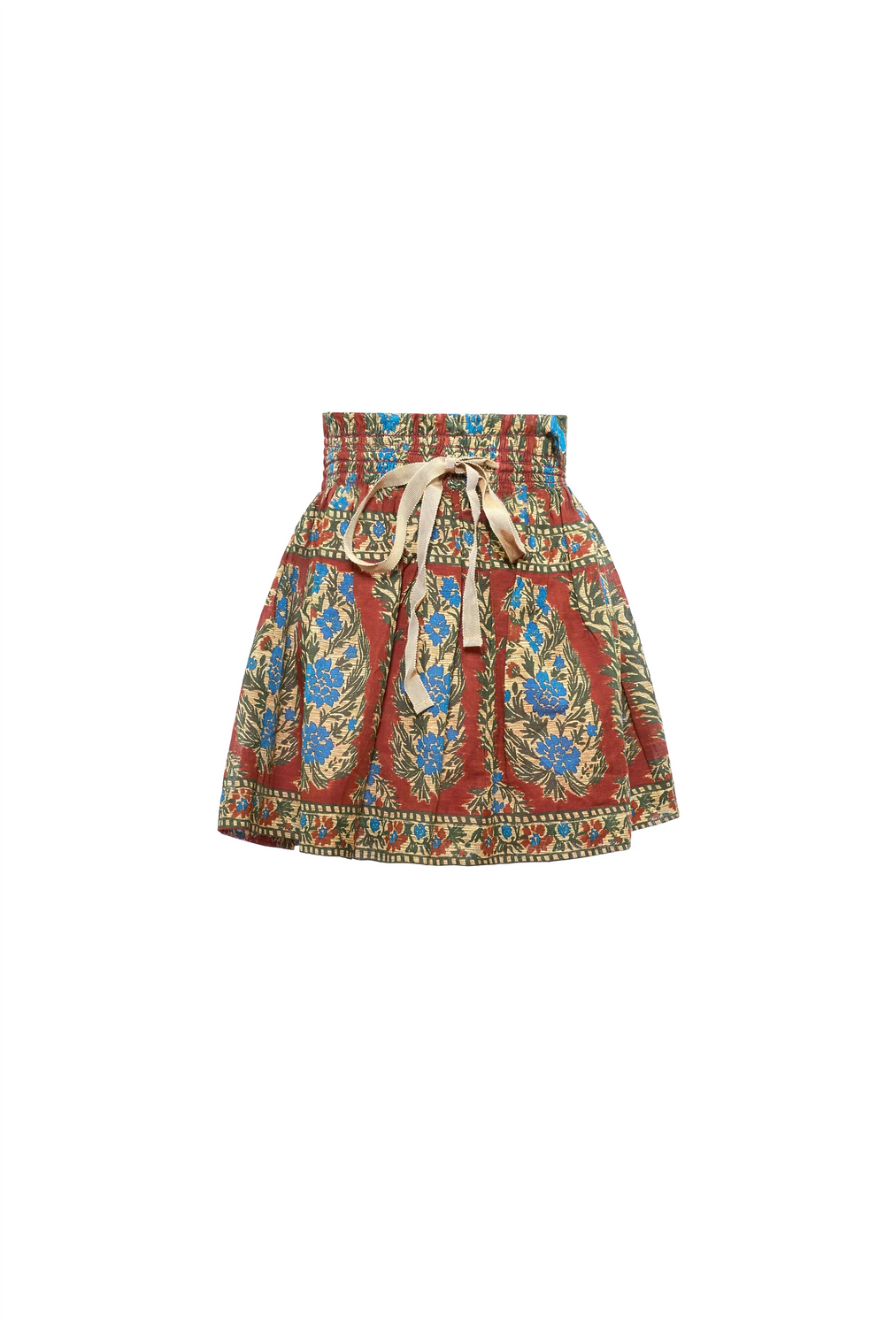 The Kids Rosie Skirt in Amber Glen Brown. 