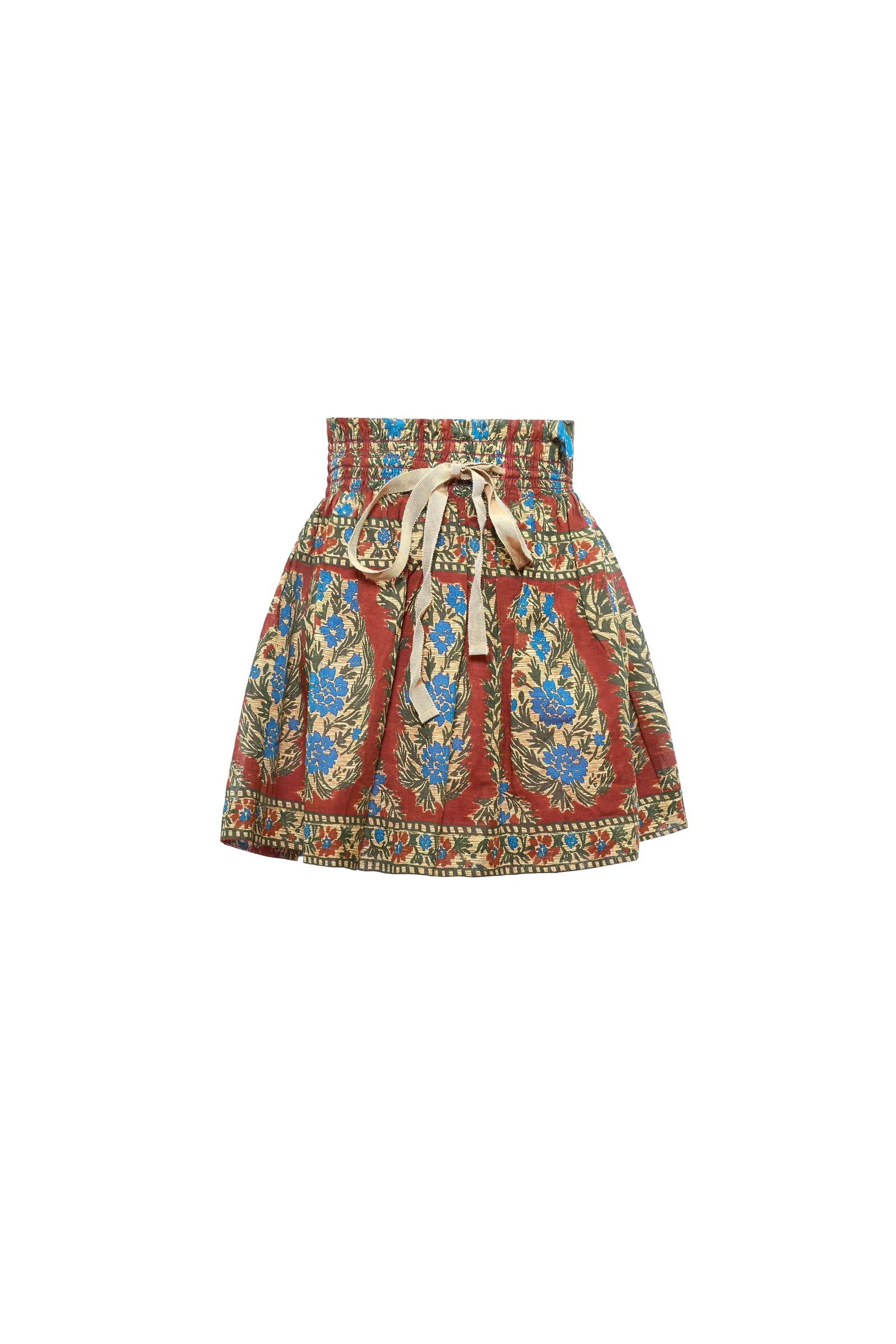 The Kids Rosie Skirt in Amber Glen Brown. 