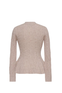 Kiko Cardigan in Beige Heather