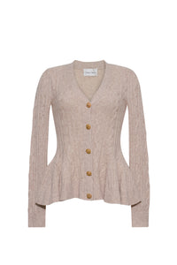 Kiko Cardigan in Beige Heather