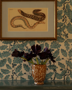 Splatter Bambino Vase in Terracotta & Cream