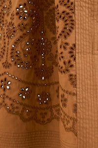 Kirin Dress in Mocha Embroidered Eyelet