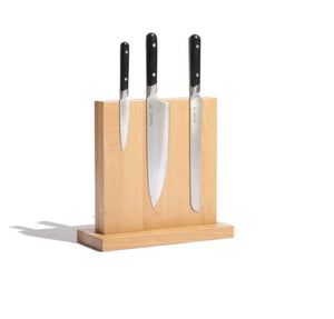 Knife Block + Knife Set in Truffle Black, Set of 3
