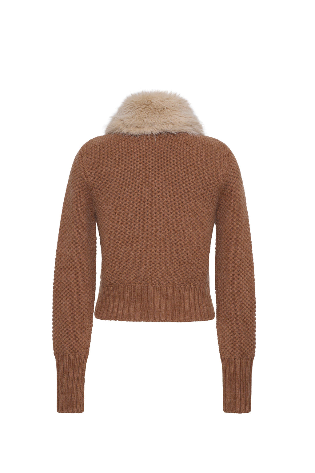 Kodiak Cardigan in Rust Heather