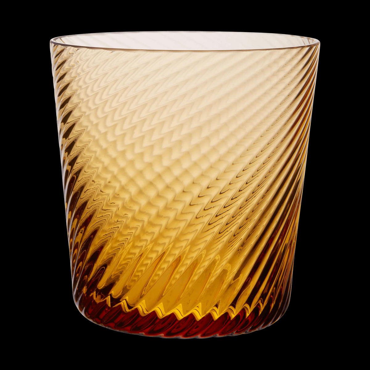 Lando Rocks Glass, Twist Set of 2