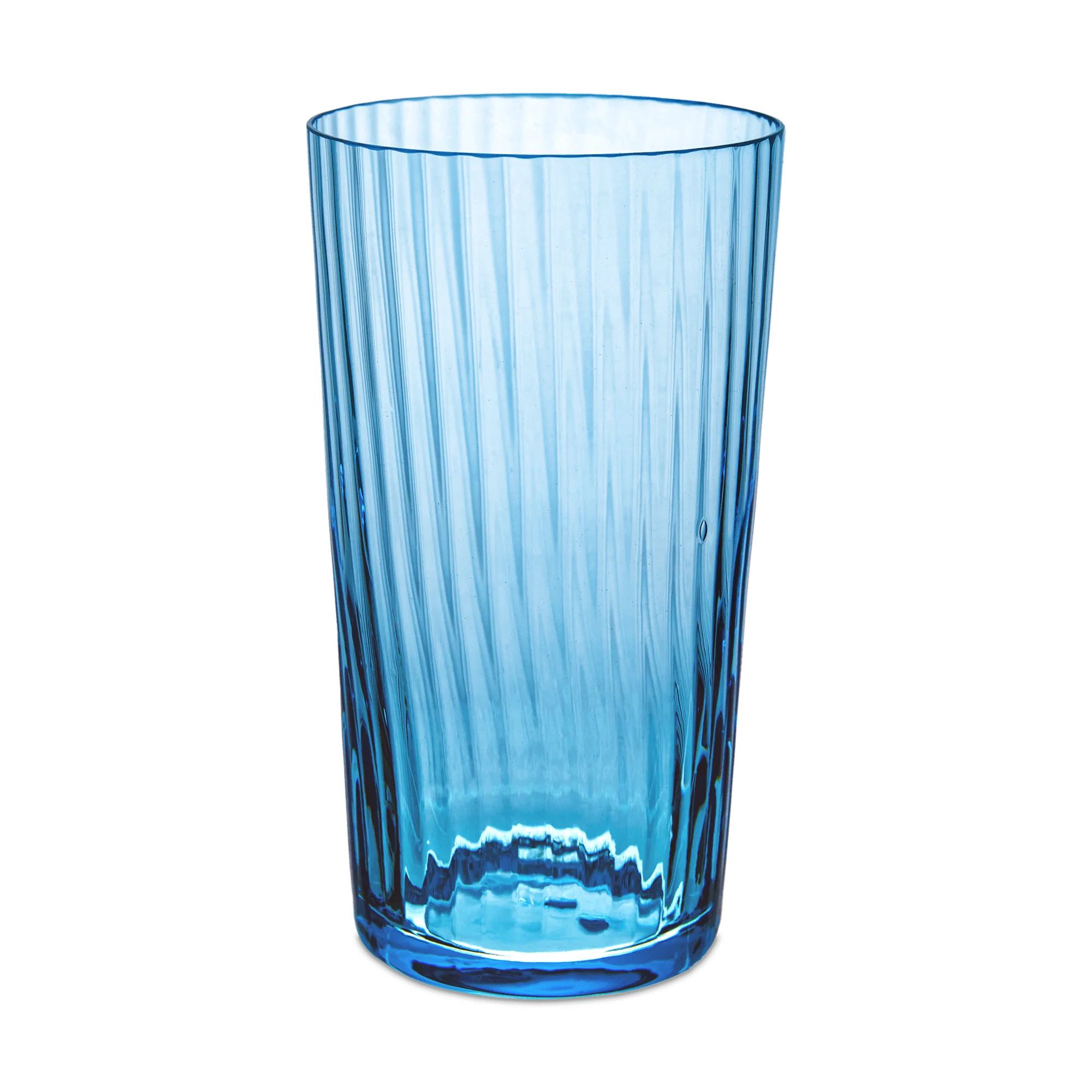 Lando Highball Glass, Pleat Set of 2