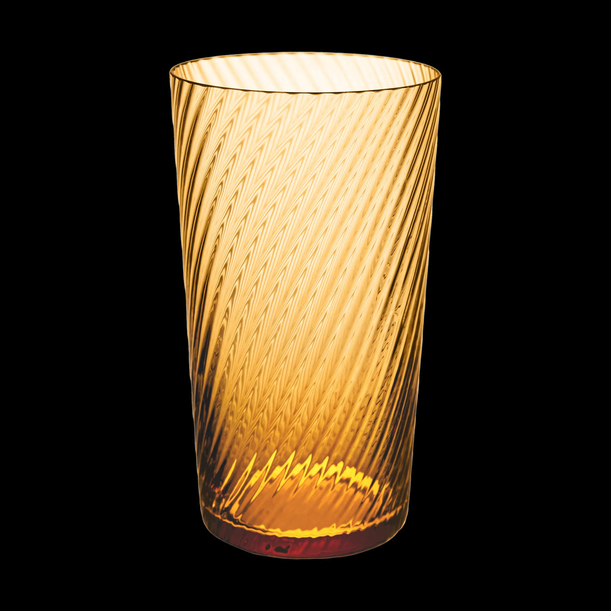 Lando Highball Glass, Twist Set of 2