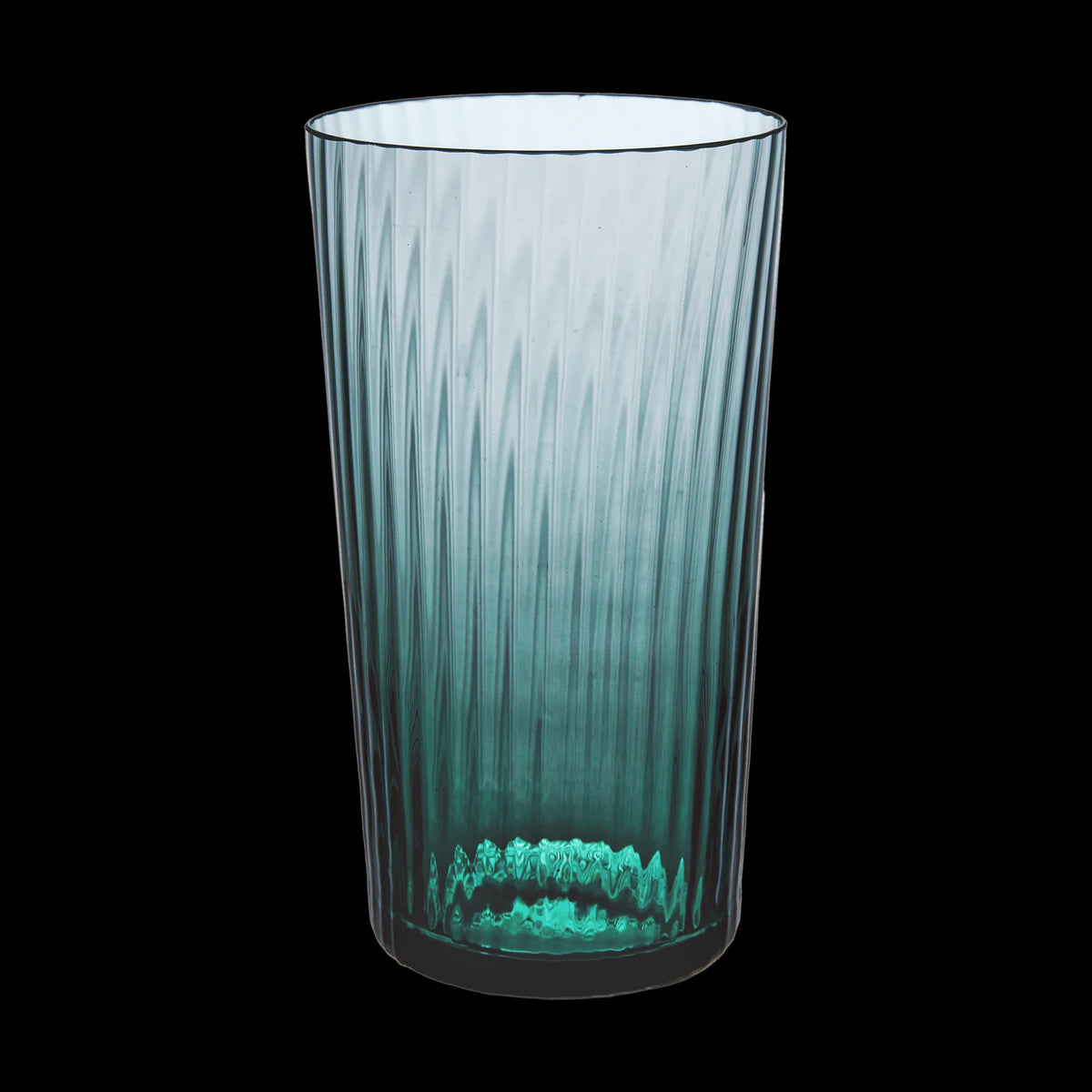 Lando Highball Glass, Pleat Set of 2