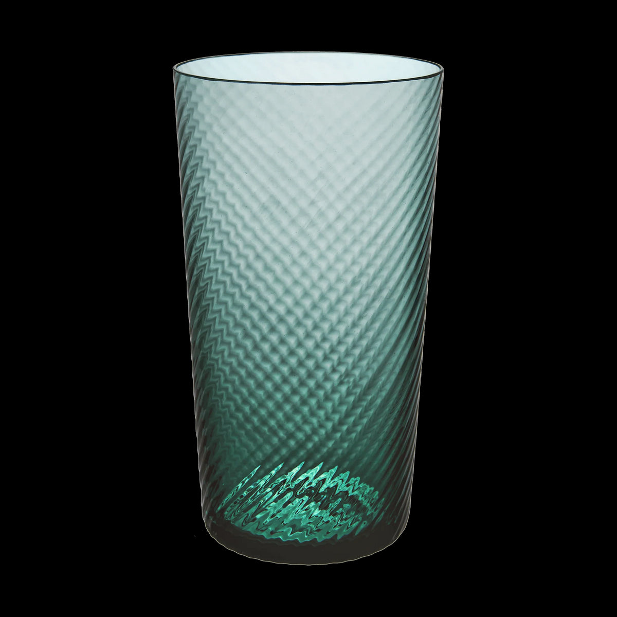 Lando Highball Glass, Twist Set of 2