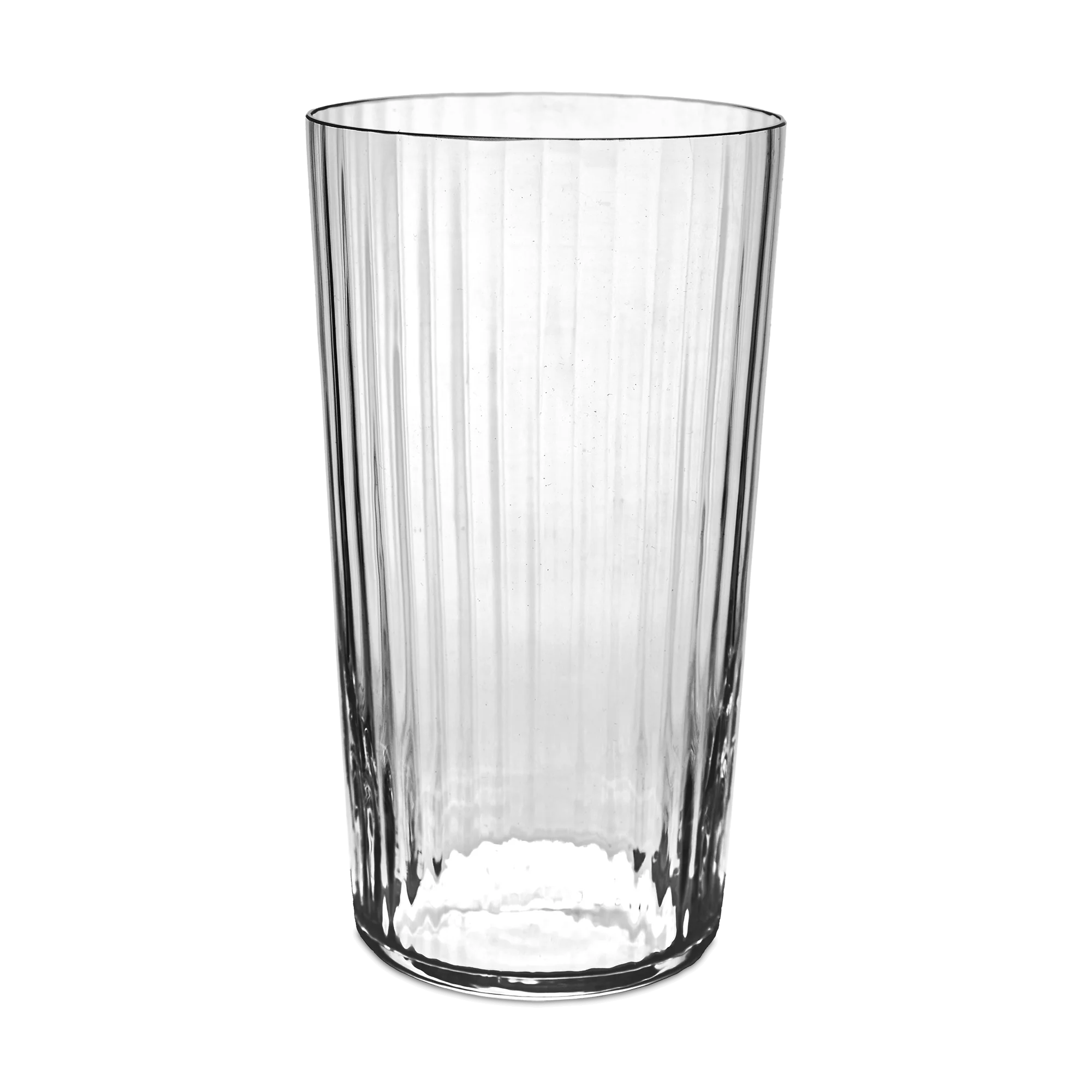 Lando Highball Glass, Pleat Set of 2