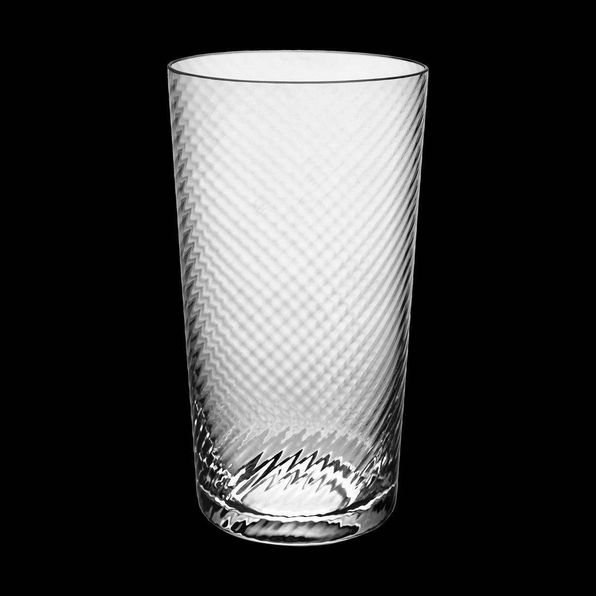 Lando Highball Glass, Twist Set of 2