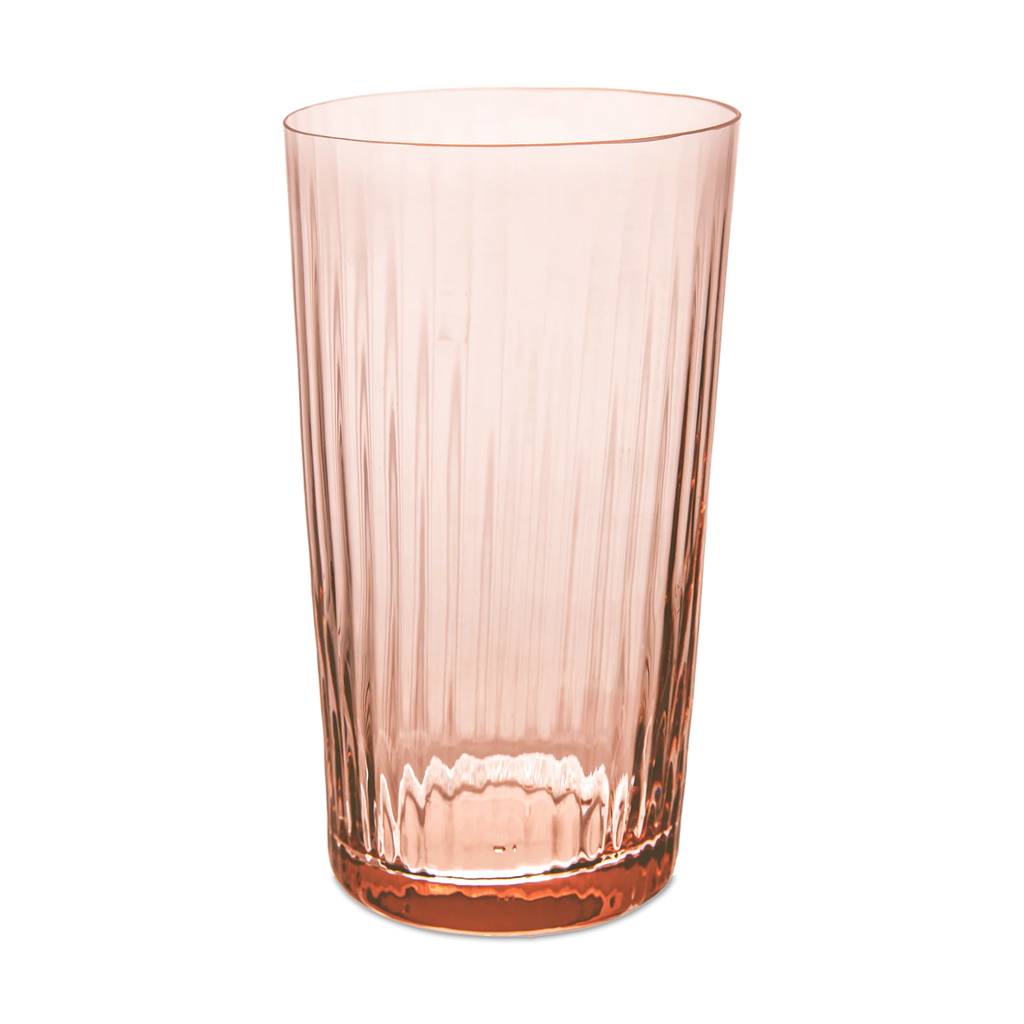 Lando Highball Glass, Pleat Set of 2