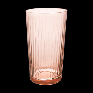 Lando Highball Glass, Pleat Set of 2