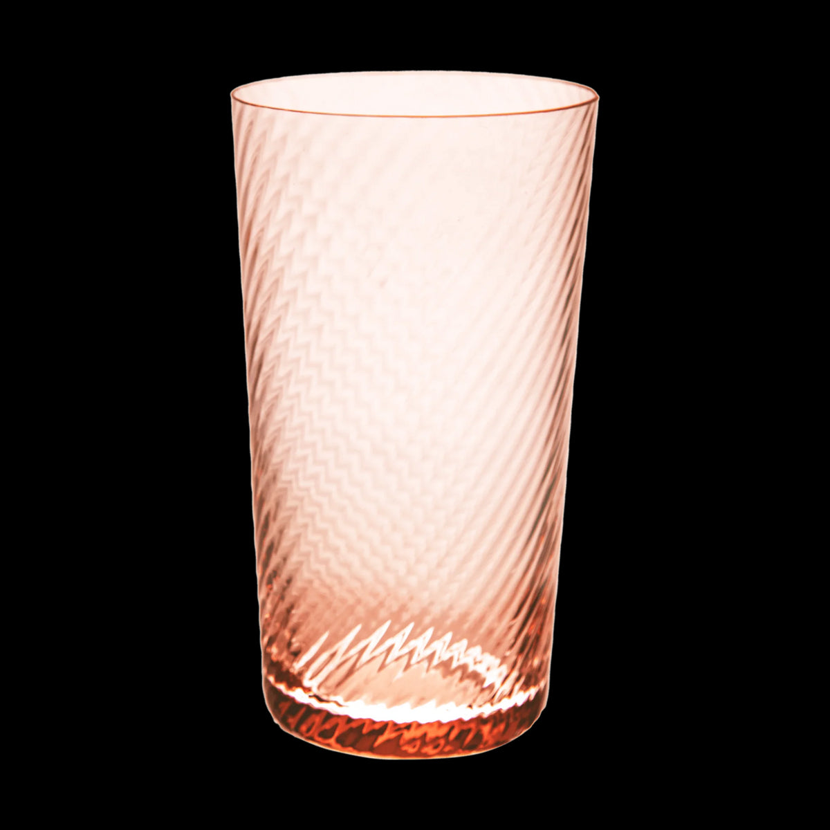 Lando Highball Glass, Twist Set of 2