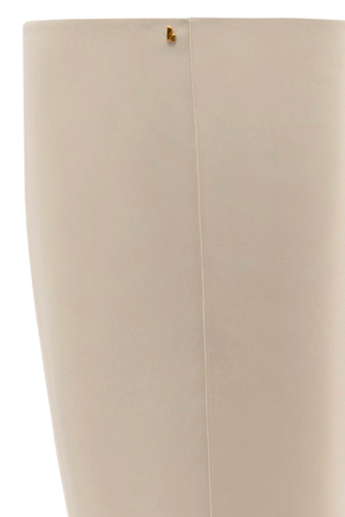 Kate Mid Boot In Ivory Leather