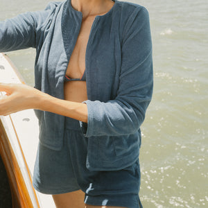 Women’s Newport Navy French Terry Jacket