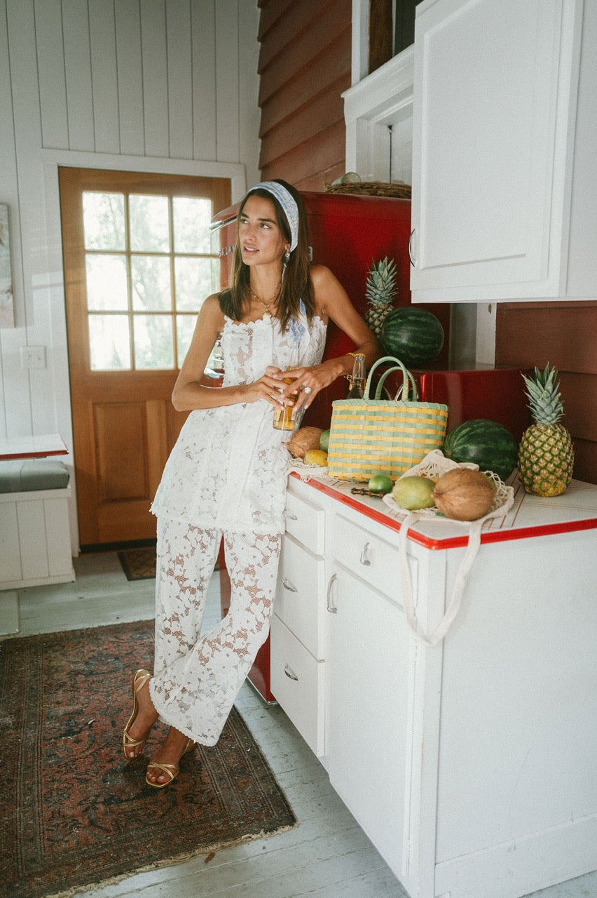 Honeymoon Pant in White