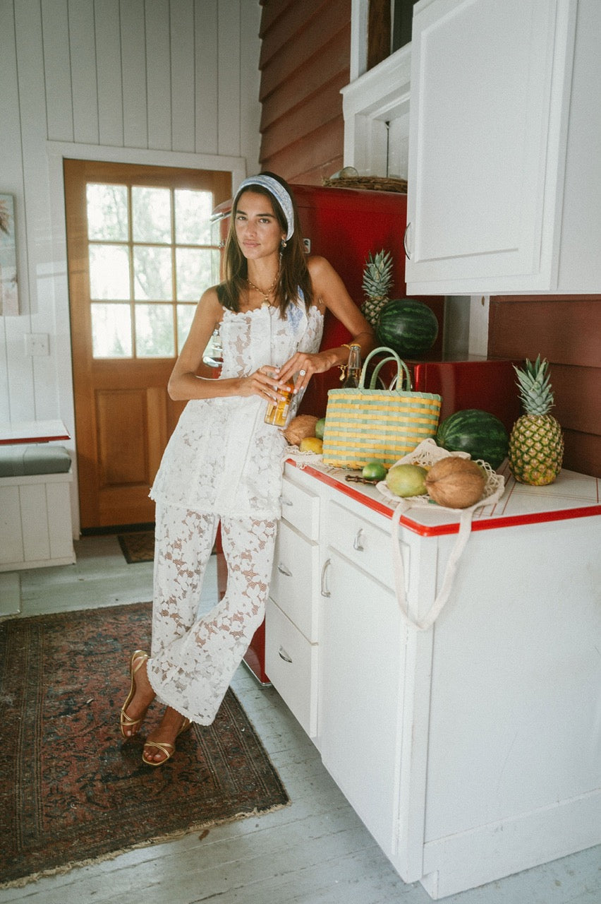 Honeymoon Pant in White