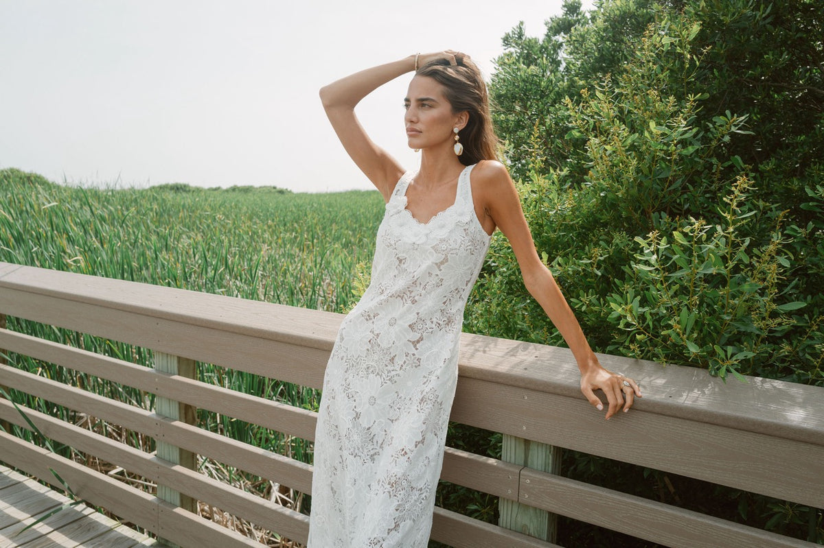 Hera Maxi Dress in White