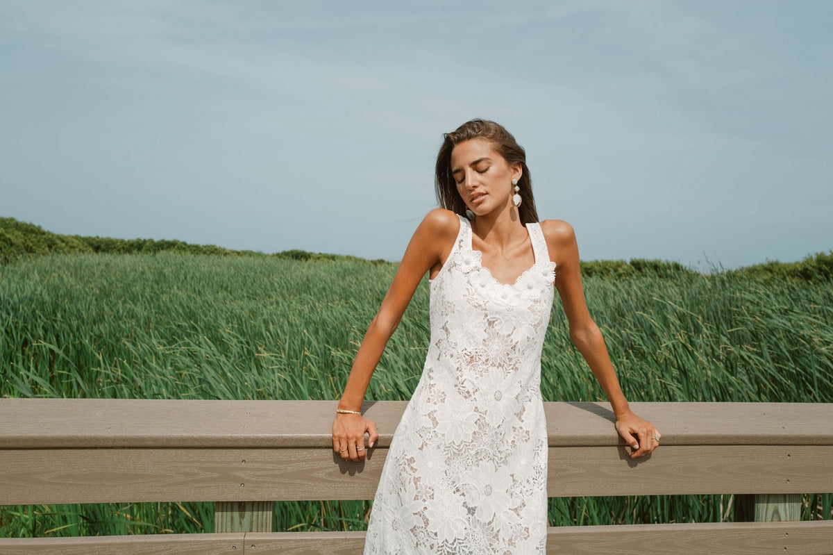 Hera Maxi Dress in White