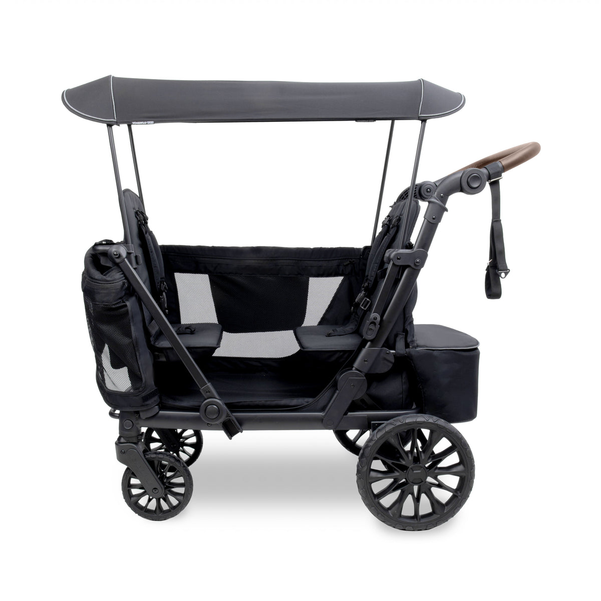 WonderFold L2 Double Stroller Wagon in Black