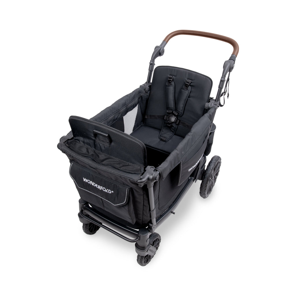 WonderFold L2 Double Stroller Wagon in Black