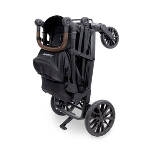 WonderFold L2 Double Stroller Wagon in Black