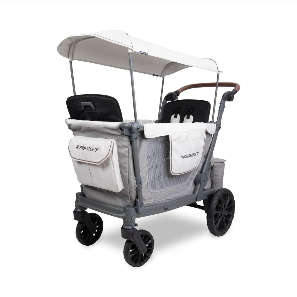WonderFold L2 Double Stroller Wagon in Gray