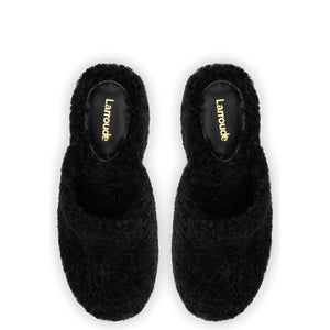 Miso Clog In Black Shearling