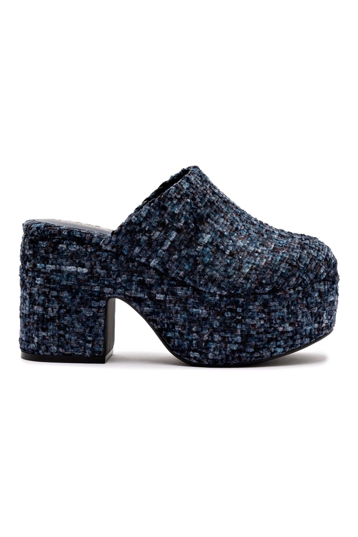 Miso Platform Clog In Midnight Velvet