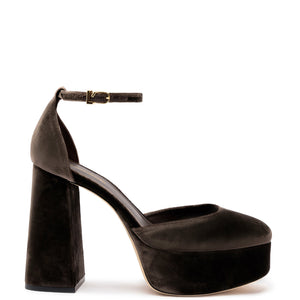 Ari Pump In Expresso Velvet