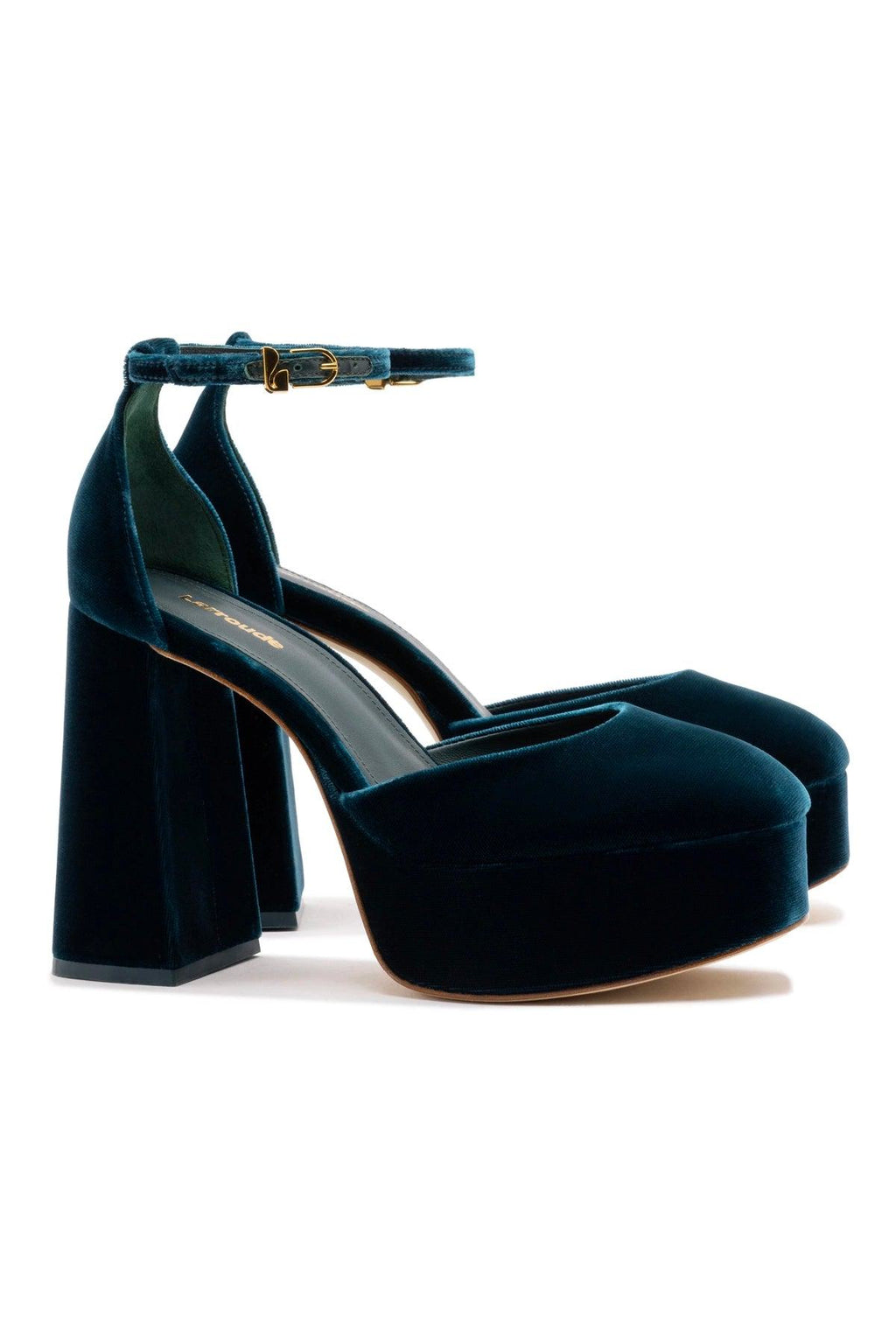 Ari Pump In Deepsea Velvet