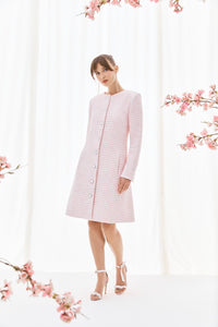 The Teresa Jacket in Pink & White