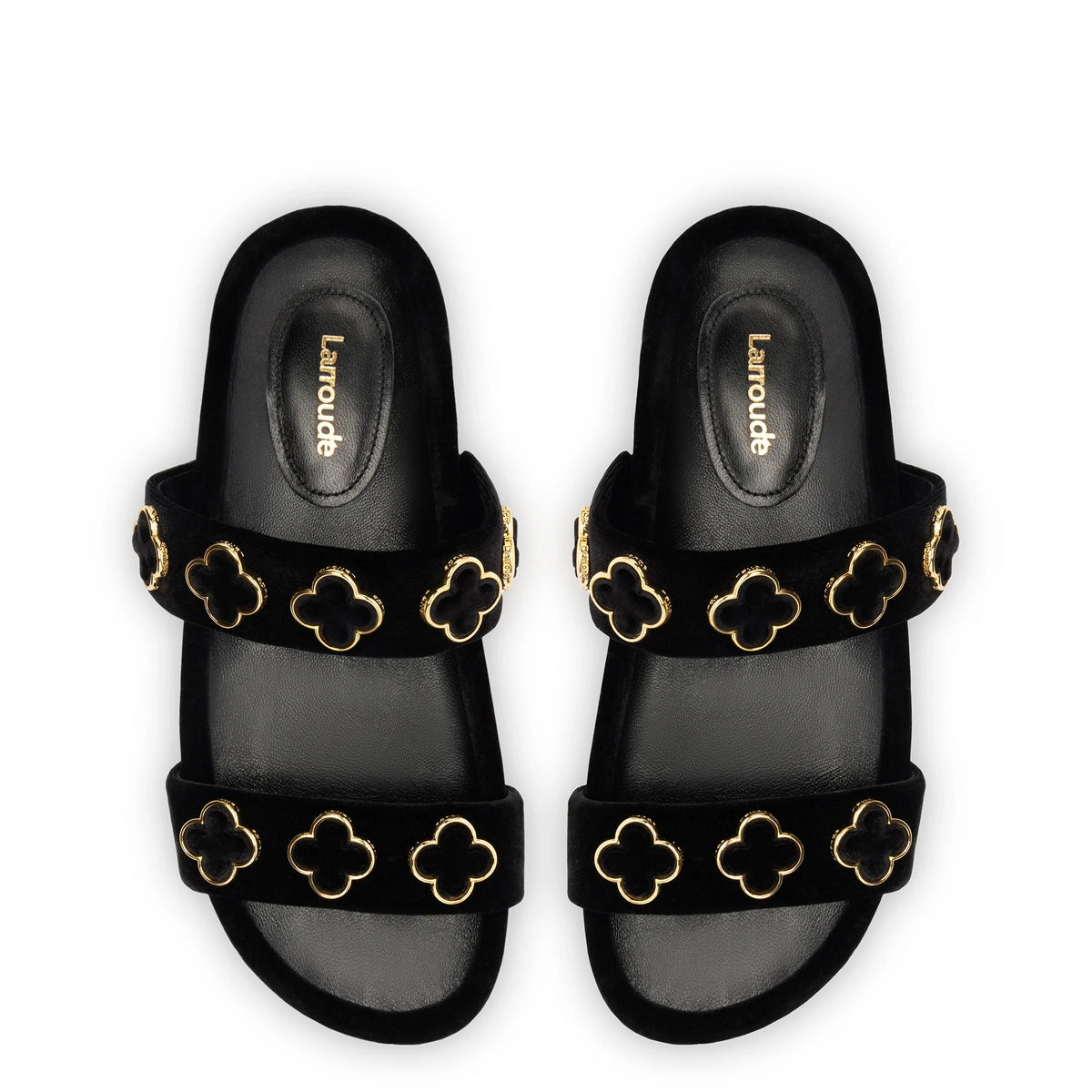 Milan Piccolo Slide In Black Velvet