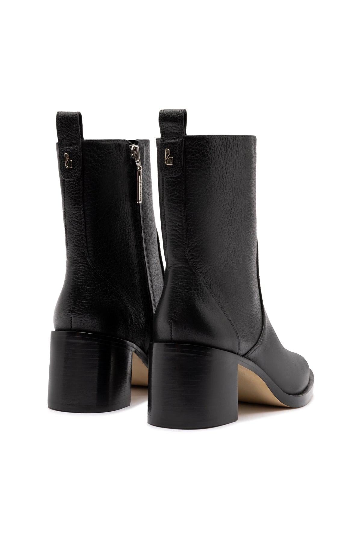 Mini Ricky Boot In Black Leather