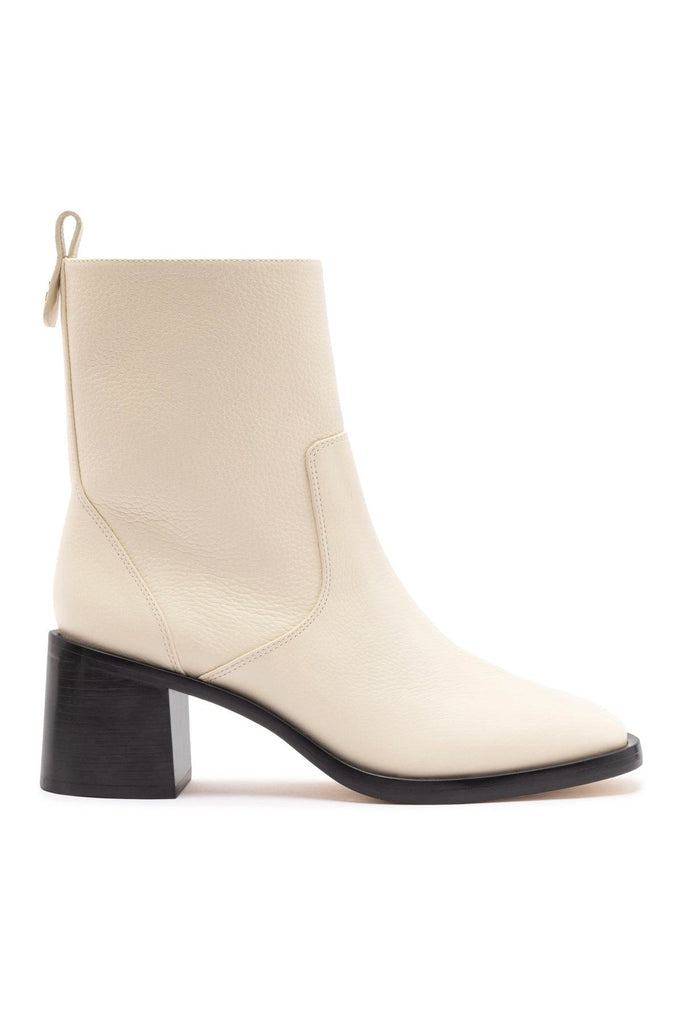 Mini Ricky Boot In Ivory Leather