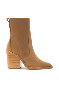 James Bootie In Peanut Suede