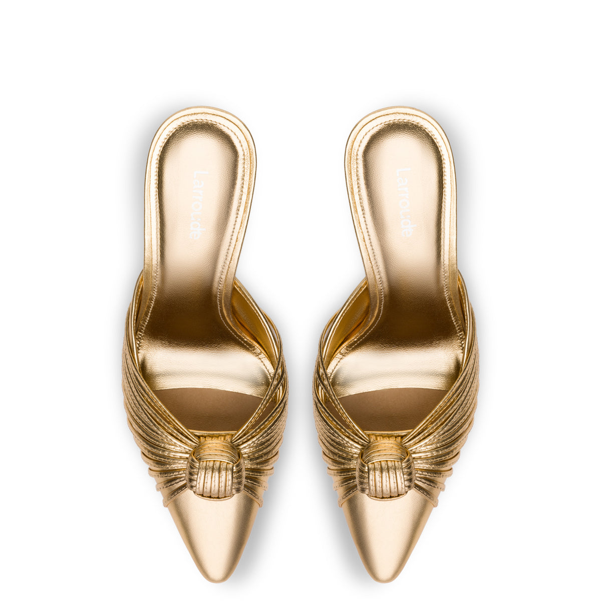 Valerie Pump In Gold Metallic Leather