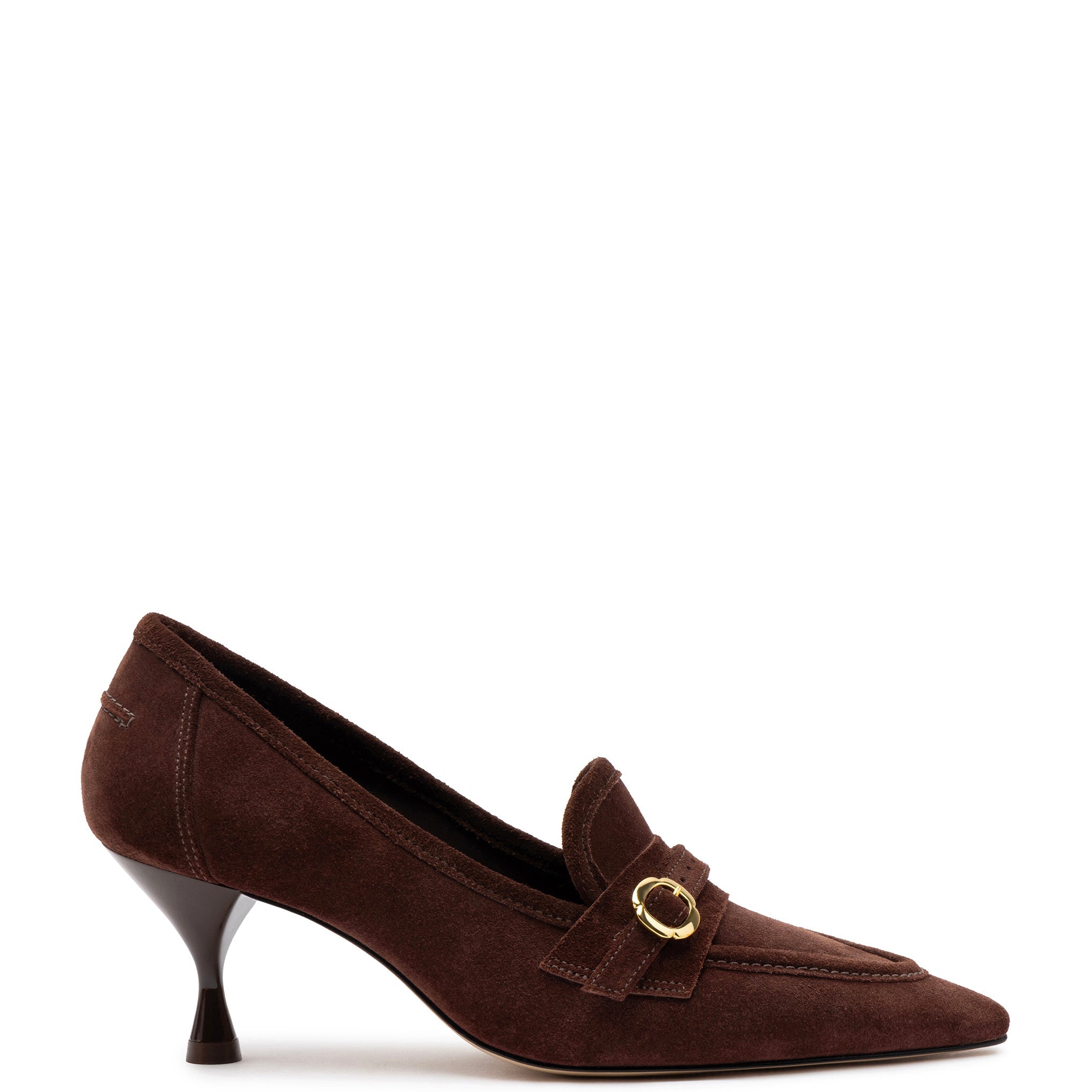 Susan Pump In Brown Suede