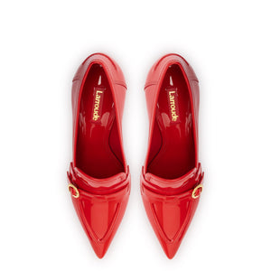 Susan Pump In Scarlet Patent Leather