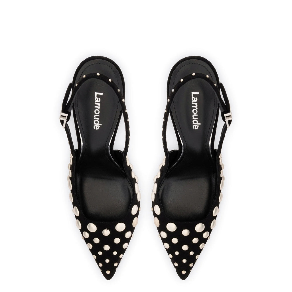 Kaitlan Studs Pump In Black Suede