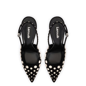 Kaitlan Studs Pump In Black Suede